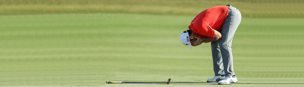 Tegenslag op de golfbaan.